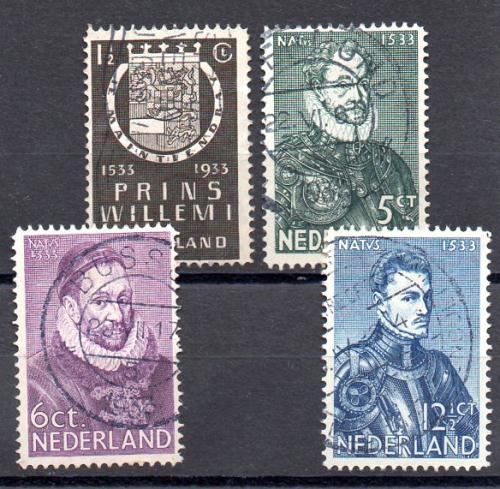 Нидерланды Год 1933 № Yvert 249/52 (о)